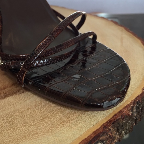 Michael Antonio high heels strappy croc embossed - Picture 4 of 5